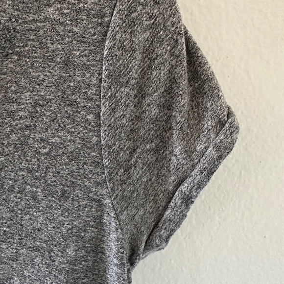 Current/Elliott V Neck Trapeze T-Shirt‎ Dress in Heathered Grey Size 2 Medium. - Picture 5 of 6